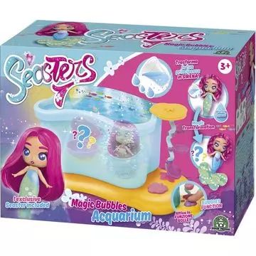 Seasters: Magisches Aquarium-Spielset mit Überraschungs-Meerjungfrauenpuppe - . bild aus