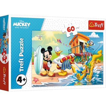Trefl: Mickey egér izgalmas napja puzzle - 60 darabos - . kép
