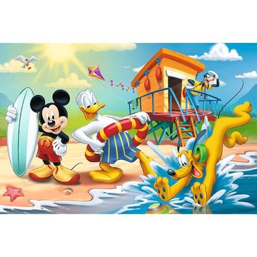 Trefl: Mickey egér izgalmas napja puzzle - 60 darabos - . kép