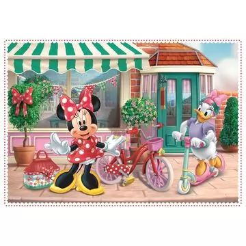Trefl: Minnie Mouse cu prietenii - puzzle 4-în-1 de 12, 15, 20 și 24 de piese - .foto
