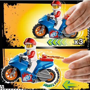 LEGO® City Stuntz Rocket kaszkadőr motorkerékpár 60298 - . kép