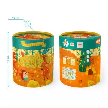 Dodo: Živali in letni časi - družabna igra in puzzle s 50 kosi - .slika