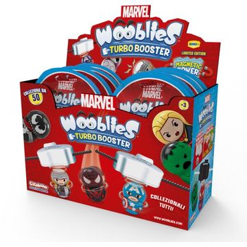 Wooblies Marvel meglepetés csomag, 1 db figura kilövővel - . kép