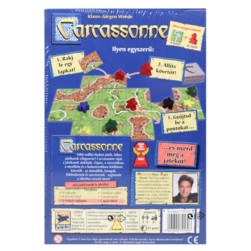 Carcassonne - új kiadás - CSOMAGOLÁSSÉRÜLT - . kép