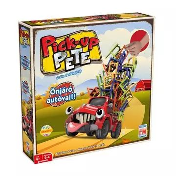 Jogo de tabuleiro Pick-up Pete com carrinho autônomo para empilhar cadeiras - .Imagem