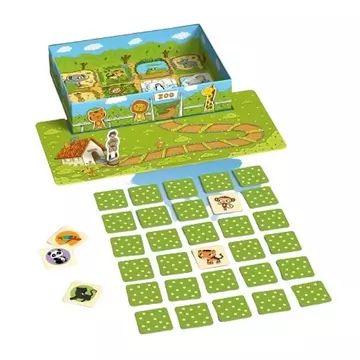 Zoo memorie - společenská hra s instrukcemi v maďarštině - .obrázek