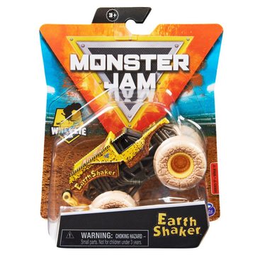 Monster Jam: Earth Shaker kisautó kiegészítővel - sárga - . kép