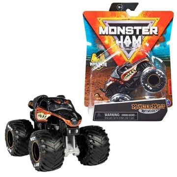 Monster Jam: Monster Mutt Rottweiler kisautó kiegészítővel - fekete