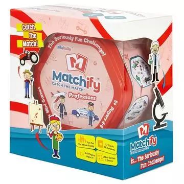 Matchify: Beroepen - kaartspel om koppelingen te maken met instructies in het Hongaars - .afbeelding