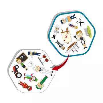 Matchify: Profesii - juego de cartas de emparejamiento con instrucciones en húngaro - .imagen