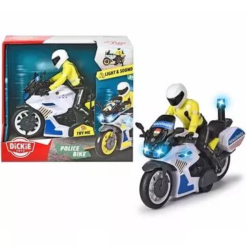 Dickie: Set de joacă Motocicletă de poliție cu figurină - .foto