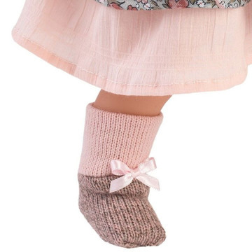 Llorens: Martina kislány baba rózsaszín kistáskával - 40 cm - . kép
