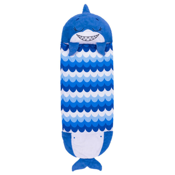Happy Nappers: sacco a pelo e cuscino 2 in 1 - Sandal, lo squalo blu - 137 cm - .immagine