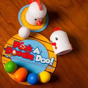 Fat Brain Toys: Kukucska tyúkocskák logikai társasjáték - . kép