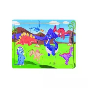 Moj prvi vesel leseni puzzle - 11 različnih kosov - .slika