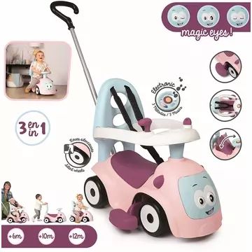 Smoby: Električni avto Maestro Ride-On - roza - .slika