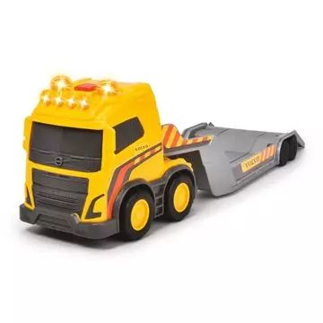 Dickie: Volvo Truck Team camion transportor cu mini-încărcător - .foto