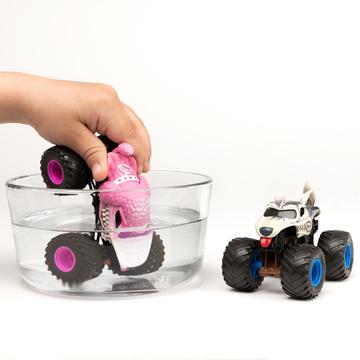 Monster Jam: Poodle și Husky - set cu 2 mașinuțe culori schimbătoare - .foto