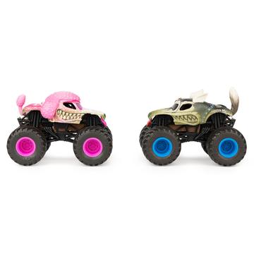 Monster Jam: Poodle și Husky - set cu 2 mașinuțe culori schimbătoare - .foto
