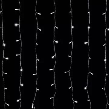 Pomembno: LED razširljiva svetlobna zavesa Crystalline, 1,2 x 1,2 metra - hladno bela barva - .slika