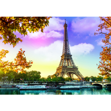 Trefl: Párizs, Eiffel torony puzzle - 1000 darabos + ragasztó - . kép