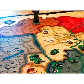 Croce e Mezzaluna - gioco da tavolo in lingua ungherese - .immagine