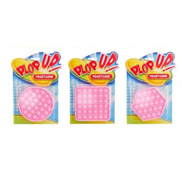 Pop It Now! Push Pop Bubble Rózsaszín stresszoldó játék - rózsaszínű, többféle
