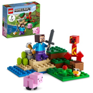 LEGO® Minecraft A Creeper rajtaütés 21177