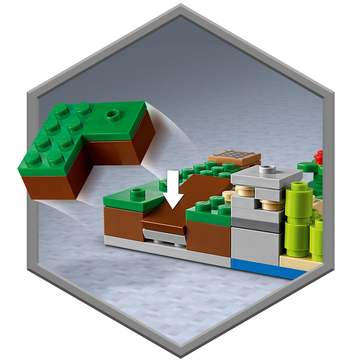 LEGO® Minecraft A Creeper rajtaütés 21177 - . kép