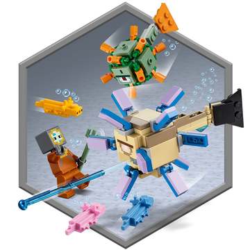 LEGO® Minecraft A harc az őrszemmel 21180 - . kép