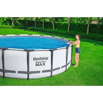 Pomembno: Bestway: Flowclear solarna folija za ogrevanje vode - za bazene premera 457 cm - .slika
