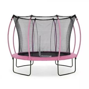 Plum: Tweekleurig Premium trampoline met veiligheidsnet en veerbescherming – blauw-roze, 305 cm - .afbeelding