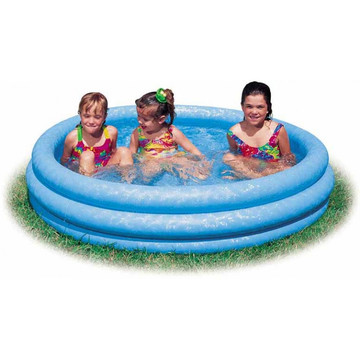 Intex: Crystal Blue oppustelig børnepool - 114 x 25 cm - .billede