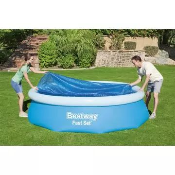 Pomembno: Solarni pokrov Bestway Flowclear za ogrevanje vode - za bazene premera 305 cm - .slika
