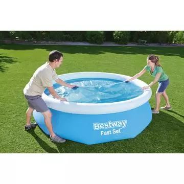 Pomembno: Solarni pokrov Bestway Flowclear za ogrevanje vode - za bazene premera 305 cm - .slika