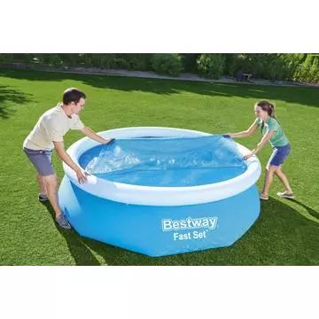 Pomembno: Solarni pokrov Bestway Flowclear za ogrevanje vode - za bazene premera 305 cm - .slika