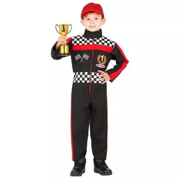 Formel 1 racerkører kostume - 140 cm - .billede