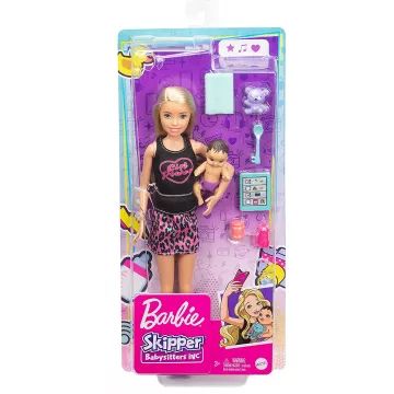 Barbie Skipper: Lutka babysitter z dojenčkom - Barbie blondinka - .slika