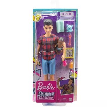 Barbie Skipper: Varuška lutka fant z dojenčkom - .slika