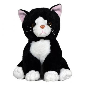 Plüss cica, 22 cm - többféle - . kép