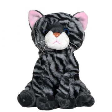 Plüss cica, 22 cm - többféle - . kép