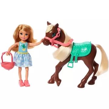 Barbie: Lutka Chelsea s ponijem - .slika