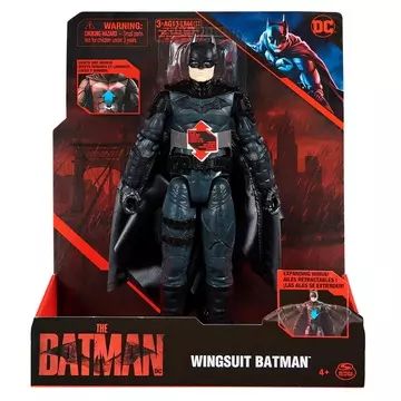 Batman: Figura Batman v posebnem plašču s krili - 30 cm - .slika