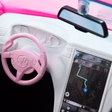Barbie: Coche rosa - .imagen