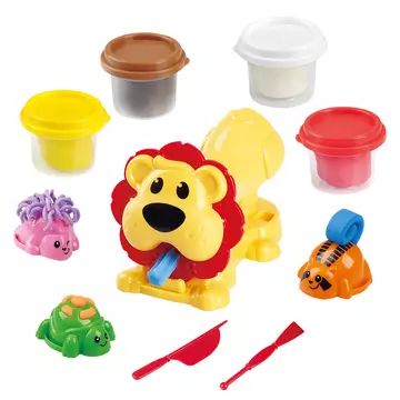 Playgo: Dzsungel gyurmakészlet - 4 tégely gyurmával - . kép