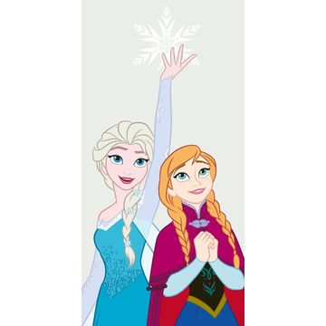 Jégvarázs: Anna és Elsa strandtörölköző - 70 x 140 cm