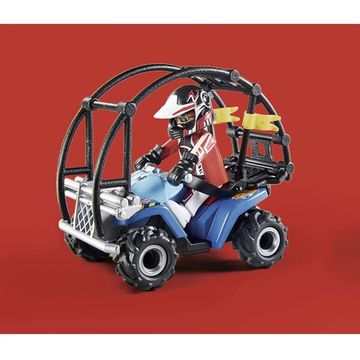 Playmobil: Kaszkadőr quaddal és lángoló rámpával 70820 - . kép