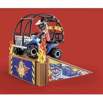 Playmobil: Kaszkadőr quaddal és lángoló rámpával 70820 - . kép