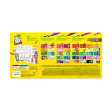 Crayola: Conjunto de canetas perfumadas com cards de personagens - 55 peças - .Imagem