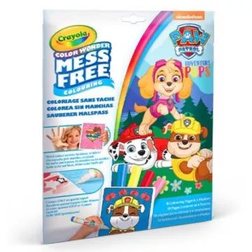 Crayola: Color Wonder Mancs őrjárat maszatmentes kifestő - többféle - . kép